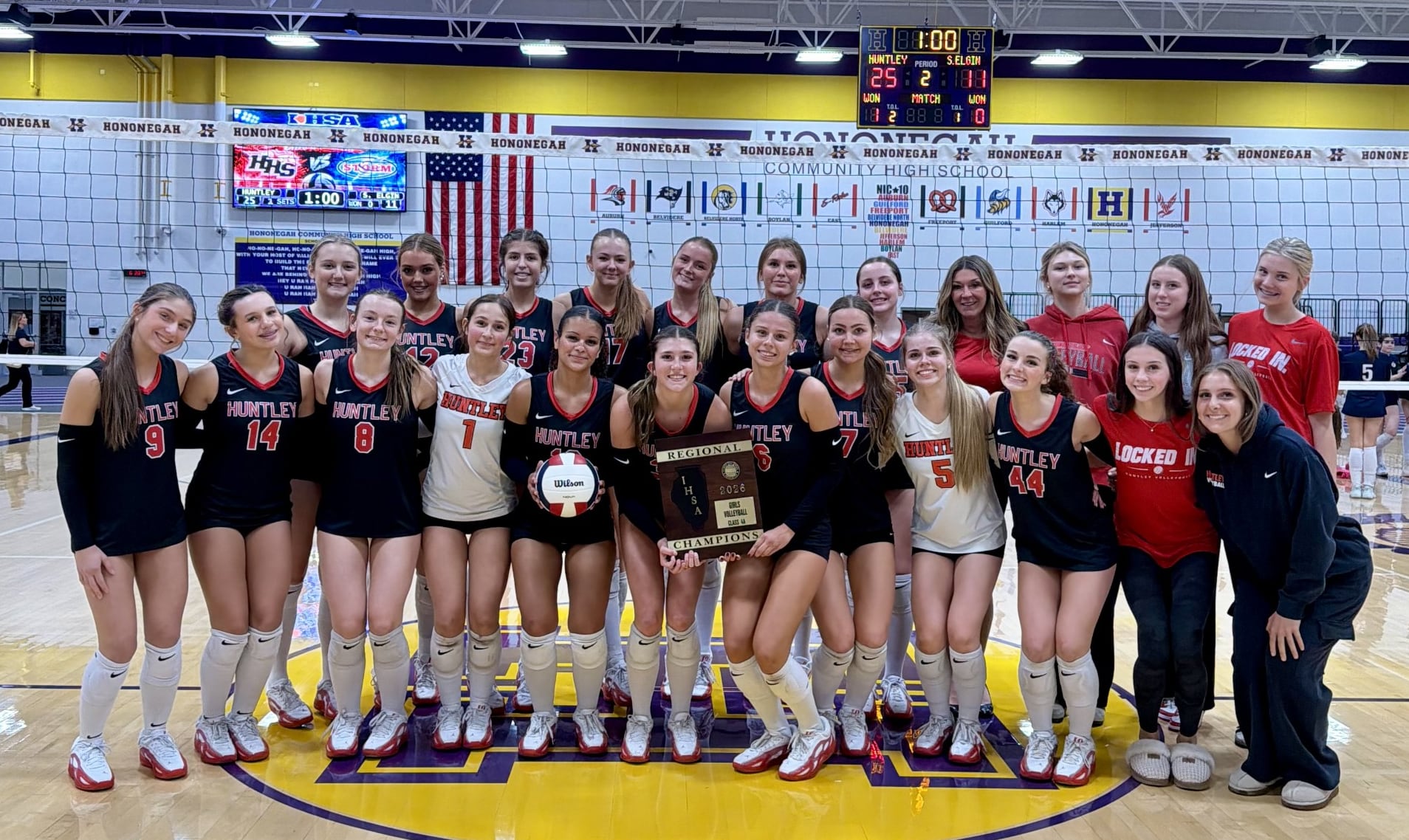 Izzy Whitehouse’s jump serves spark Huntley during Class 4A regional championship win over South Elgin — Shaw Local News Network